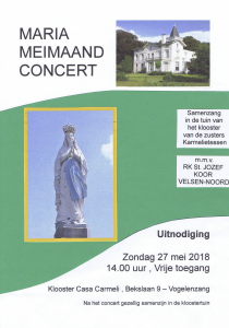 Maria meimaand concert